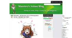 Desktop Screenshot of animemaestro.com